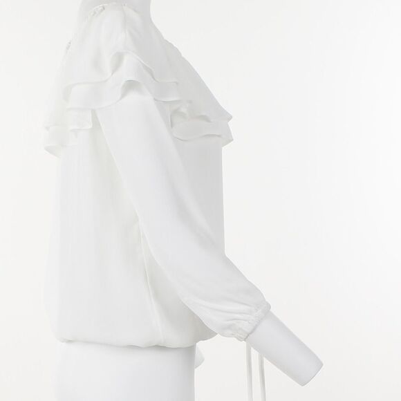 Michael Michael Kors Ruffled Off-the-Shoulder Peasant Top - Picture 5 of 5